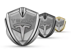 Tesla Emblema Metal Insignia A La Carta Vigor Vista